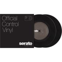 Serato SCV-PS-BLK-7S Standard Colors 7" tijdcode vinyl zwart (set van 2)