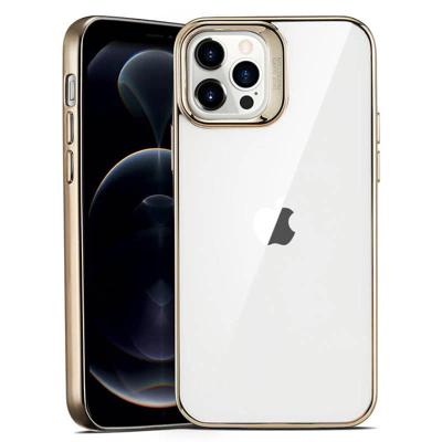 iPhone 12 Pro Max Halo Clear Case - Gold