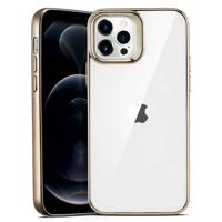 iPhone 12 Pro Max Halo Clear Case - Gold