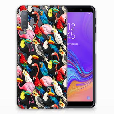 Samsung Galaxy A7 (2018) | TPU Hoesje | Birds