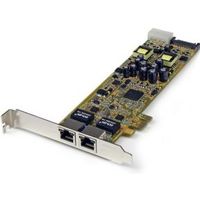 StarTech.com Dual Port PCI Express Gigabit Ethernet PCIe-netwerkkaart adapter PoE/PSE - thumbnail