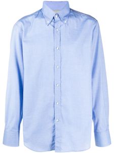 Brunello Cucinelli chemise classique - Bleu