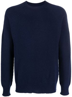 Jil Sander pull en cachemire à col rond - Bleu