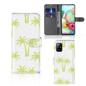 Samsung Galaxy A71 Hoesje Palmtrees