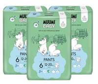 Moomin Baby Ecologische Luierbroekjes 6 Junior Voordeelverpakking