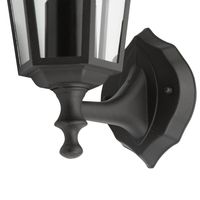 Smartwares Wandleuchte Classico Aluminium 10.009.10 Buitenlamp (wand) E27 Zwart - thumbnail