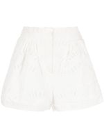 Charo Ruiz Ibiza short Palok à broderies - Blanc