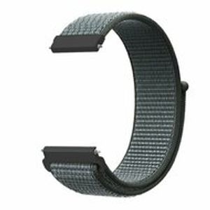 Sport Loop nylon bandje - Donkergrijs / blauw gemêleerd - Samsung Galaxy Watch 6 - 40mm & 44mm