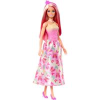 Mattel Koninklijke pop met roze en blond haar, rok met vl