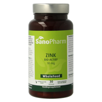 SanoPharm Zink wholefood 30 Capsules