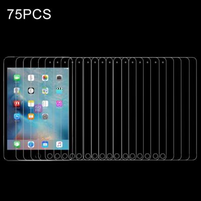 75 stuks 0.3mm 9 H + oppervlaktehardheid 2.5D Explosieveilig Tempered glas Film voor iPad mini / mini 2 Retina / mini 3