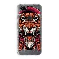 Tiger and Rattlesnakes: Google Pixel 3a Transparant Hoesje