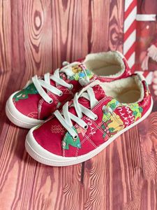 Christmas Tree Furry Lined Sneakers