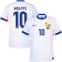 Frankrijk Shirt Uit 2024-2025 + Mbappe 10