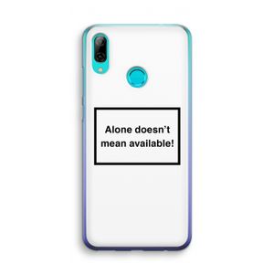 Alone: Huawei P Smart (2019) Transparant Hoesje