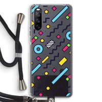 8-bit N°8: Sony Sony Xperia 10 III Transparant Hoesje met koord