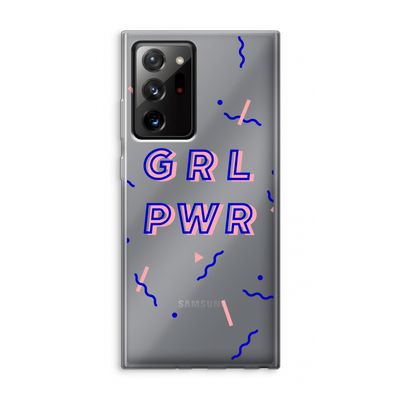 GRL PWR: Samsung Galaxy Note 20 Ultra / Note 20 Ultra 5G Transparant Hoesje