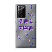 GRL PWR: Samsung Galaxy Note 20 Ultra / Note 20 Ultra 5G Transparant Hoesje