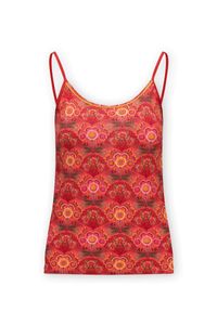 Pip Studio Mouwloze Top Fiesta de Flamencos Rood XXL