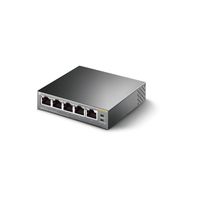TP-LINK TL-SF1005P Unmanaged Fast Ethernet (10/100) Power over Ethernet (PoE) Zwart netwerk-switch - thumbnail