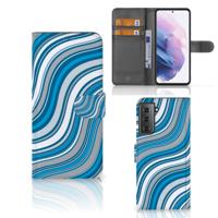 Samsung Galaxy S21 Plus | Telefoon Hoesje | Waves Blue