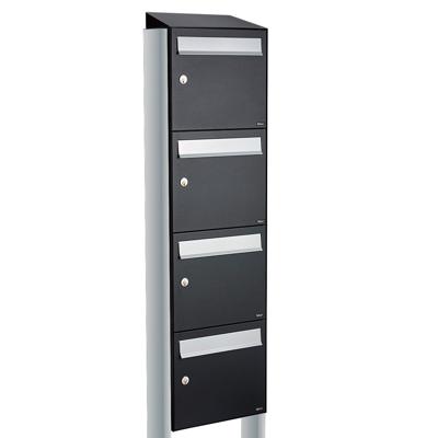 Allux Flow Set 4-Hoog Met Dak Op Statief Zwart - 40040070_1x4ds