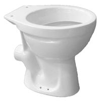 Go by Van Marcke vrijstaande wc pot 47,6x35,7x39,1cm porselein wit muuraansluiting zonder zitting DELTA WC P (FS175235CK0000)