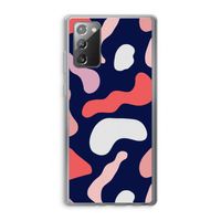 Memphis Shapes Pink: Samsung Galaxy Note 20 / Note 20 5G Transparant Hoesje