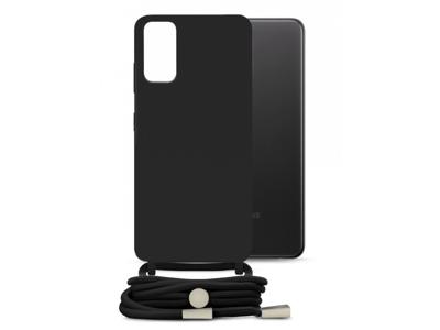 Mobilize Mobilize Lanyard Gelly Case for Samsung Galaxy A32 4G Black