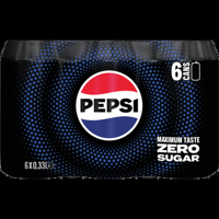 Pepsi Zero Sugar 6 x 330ML bij Jumbo