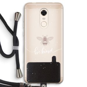 Be(e) kind: Xiaomi Redmi 5 Transparant Hoesje met koord