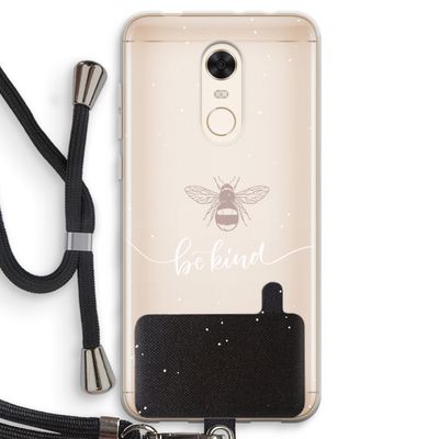 Be(e) kind: Xiaomi Redmi 5 Transparant Hoesje met koord