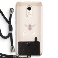 Be(e) kind: Xiaomi Redmi 5 Transparant Hoesje met koord