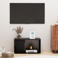 Tv-meubel 60x24x32 cm bewerkt hout zwart