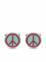 Paul Smith boutons de manchette à détail émaillé - Argent Paul Smith boutons de manchette à détail émaillé - Argent