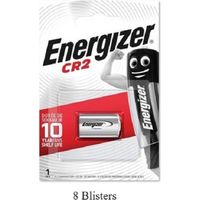 8 stuks (8 blisters a 1 stuk) Energizer CR2 Lithium batterij ENCR2P1/1000mAh - thumbnail