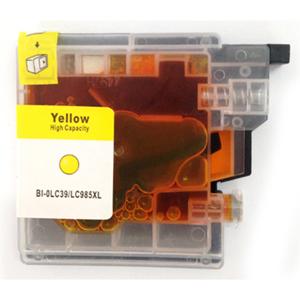 Huismerk Brother LC-985Y cartridge geel
