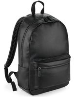 Atlantis BG255 Faux Leather Fashion Backpack - Black - 31 x 47 x 16 cm