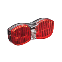 Falkx led acterlicht. montage 50/80mm. incl batterijen (hangverpakking).
