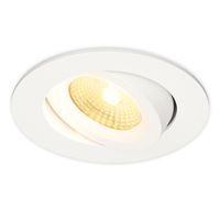 LED inbouwspot Salerno wit 8 Watt 2700K IP44 kantelbaar