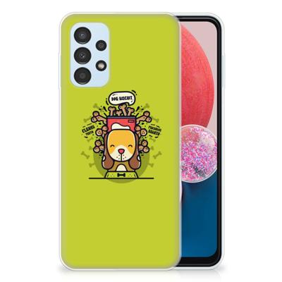Samsung Galaxy A13 4G Telefoonhoesje met Naam Doggy Biscuit Samsung Galaxy A13 4G Telefoonhoesje met Naam Doggy Biscuit