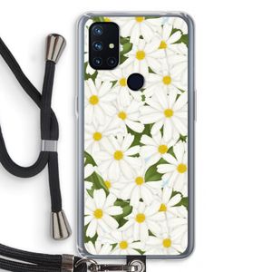 Summer Daisies: OnePlus Nord N10 5G Transparant Hoesje met koord