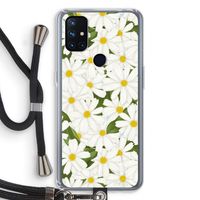 Summer Daisies: OnePlus Nord N10 5G Transparant Hoesje met koord