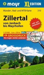 Wandelkaart 310 XL Zillertal | Mayr