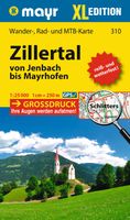 Wandelkaart 310 XL Zillertal | Mayr