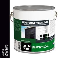 Afinol Houtcoat Teerlook Glans Zwart 2,5 liter