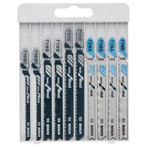 Bosch Professional Decoupeerzaagbladenset 10-delig voor Hout en Metaal - 2607010630