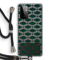 Moroccan tiles: Samsung Galaxy A72 5G Transparant Hoesje met koord
