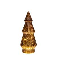 Boompje glas LED 23,5x10 cm brons - Annas collection