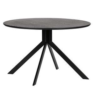 Bruno eettafel Woood Exclusive - rond - zwart